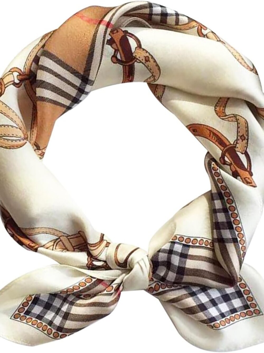 Satin Bandanas Head Scarf For Women Hair Scarves Accessories Lightweight Fashion